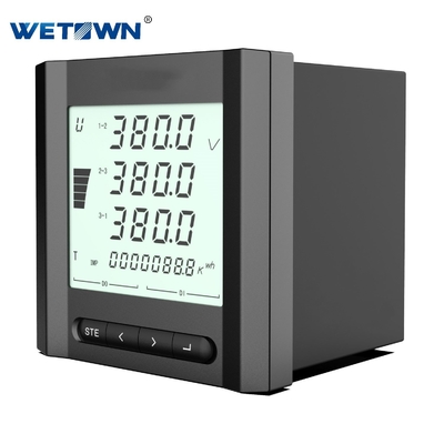 CA llana 400V IEC62052/IEC62053 del metro de medición del poder 0.05Hz del metro 0,2 multifuncional de Digitaces 16A-800A