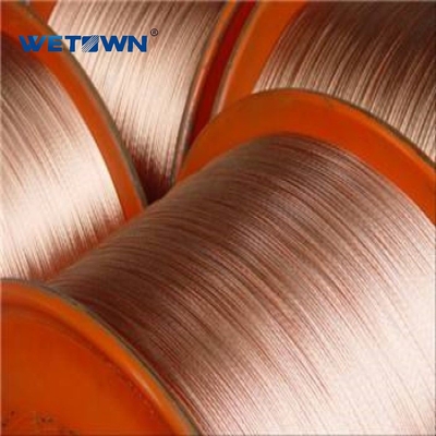 Cobre Rod de la conductividad de GB5585 los 58Ms/M Oxygen Free High